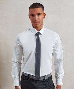 Slim knitted tie | black