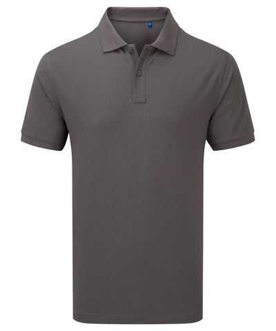 Essential unisex short sleeve workwear polo shirt | dark grey