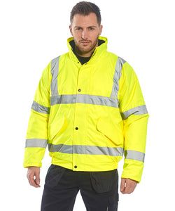 Hi-vis bomber jacket (S463/S226) | yellow