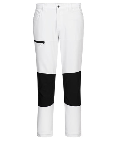 WX2 stretch work trousers (CD886) slim fit | white