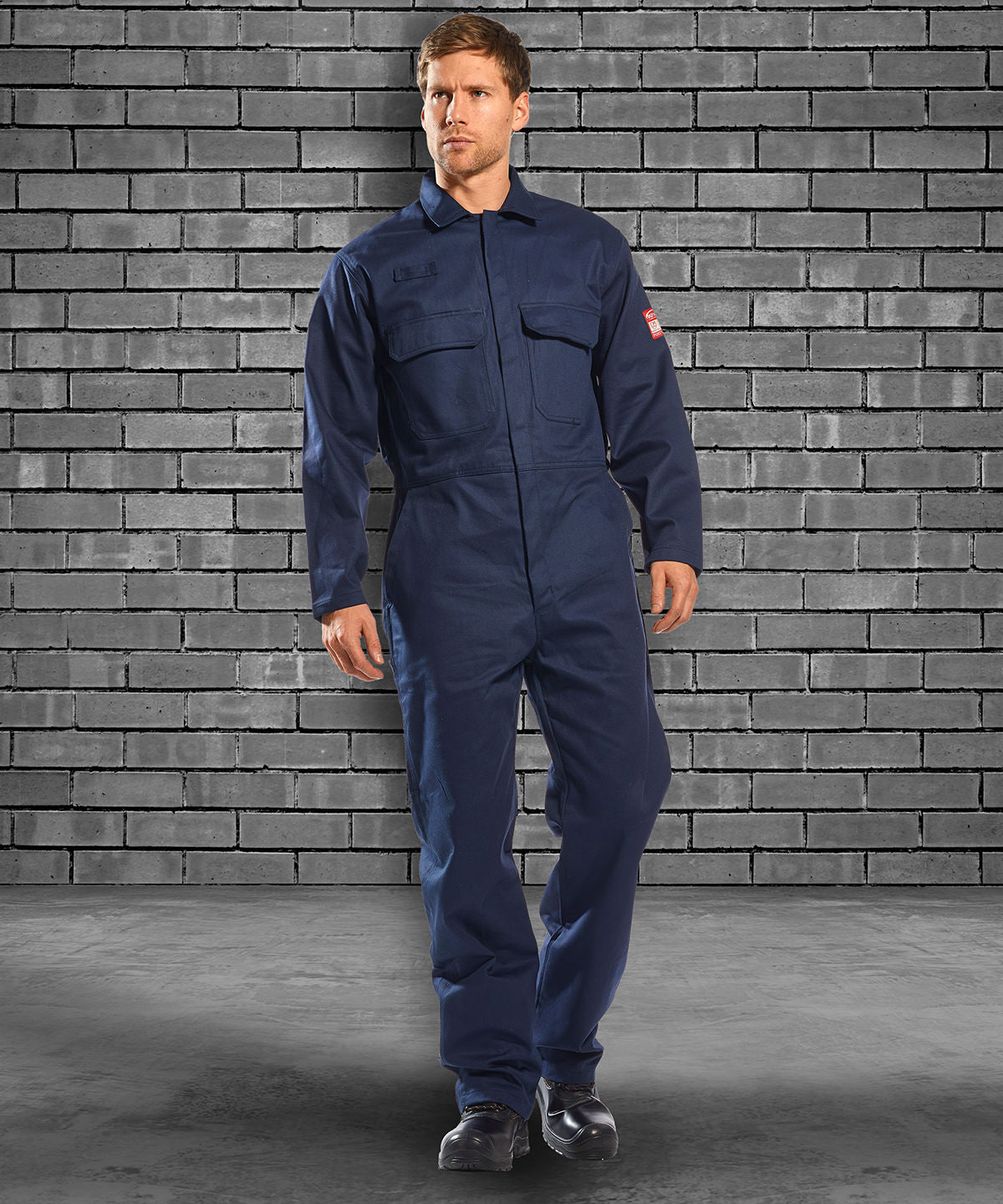 Bizweld  flame-resistant coverall (BIZ1) | navy