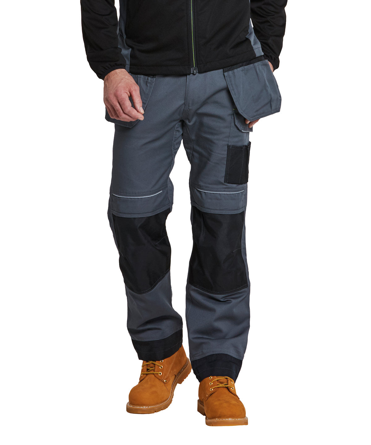PW3 Holster work trousers (T602) regular fit | zoom grey/black