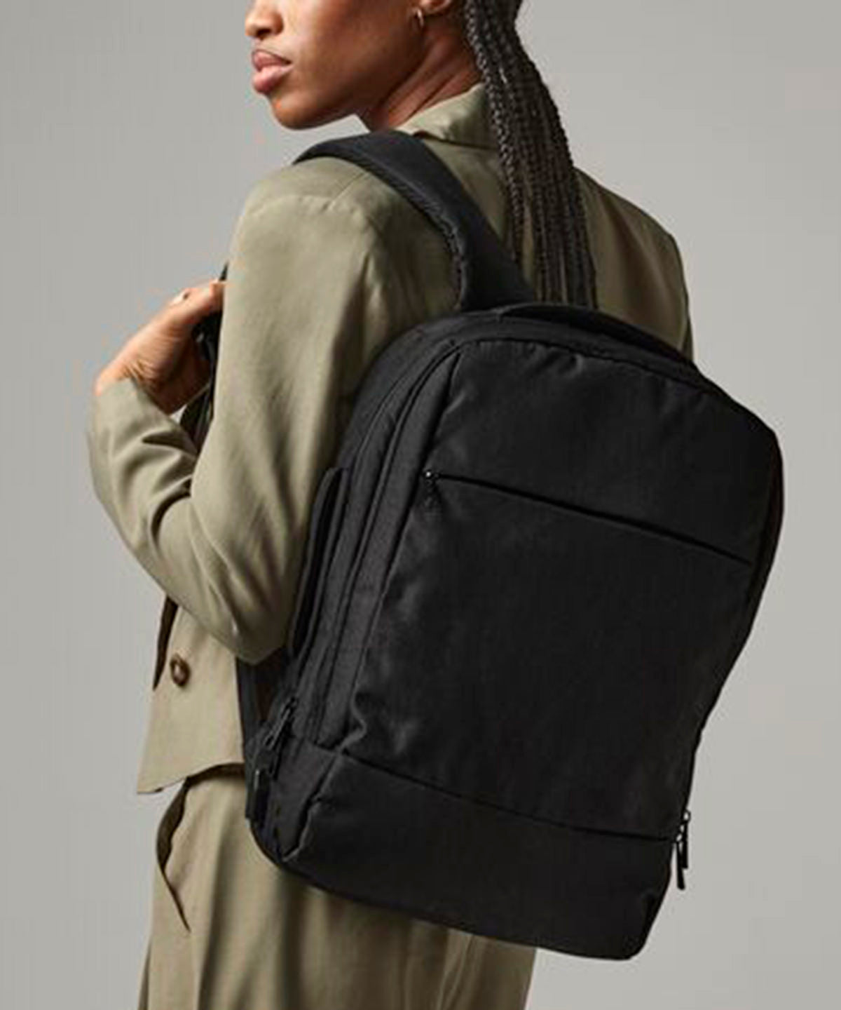 Q-Tech charge convertible backpack | granite marl