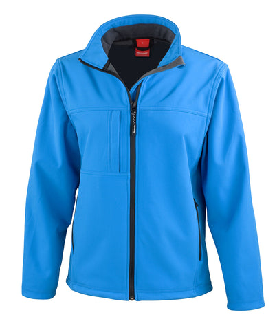 Womens classic softshell jacket | azure