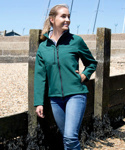 Womens classic softshell jacket | black