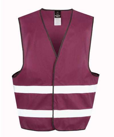 Core hi-vis vest | burgundy