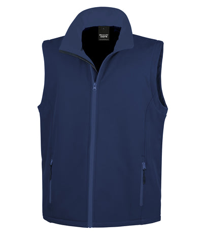 Printable softshell bodywarmer | navy/navy
