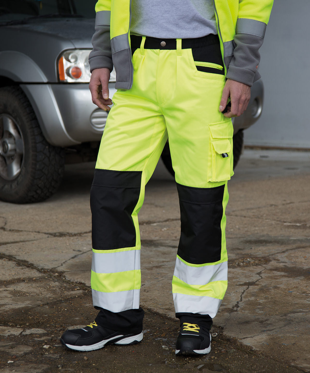 Safety cargo trousers | yellow