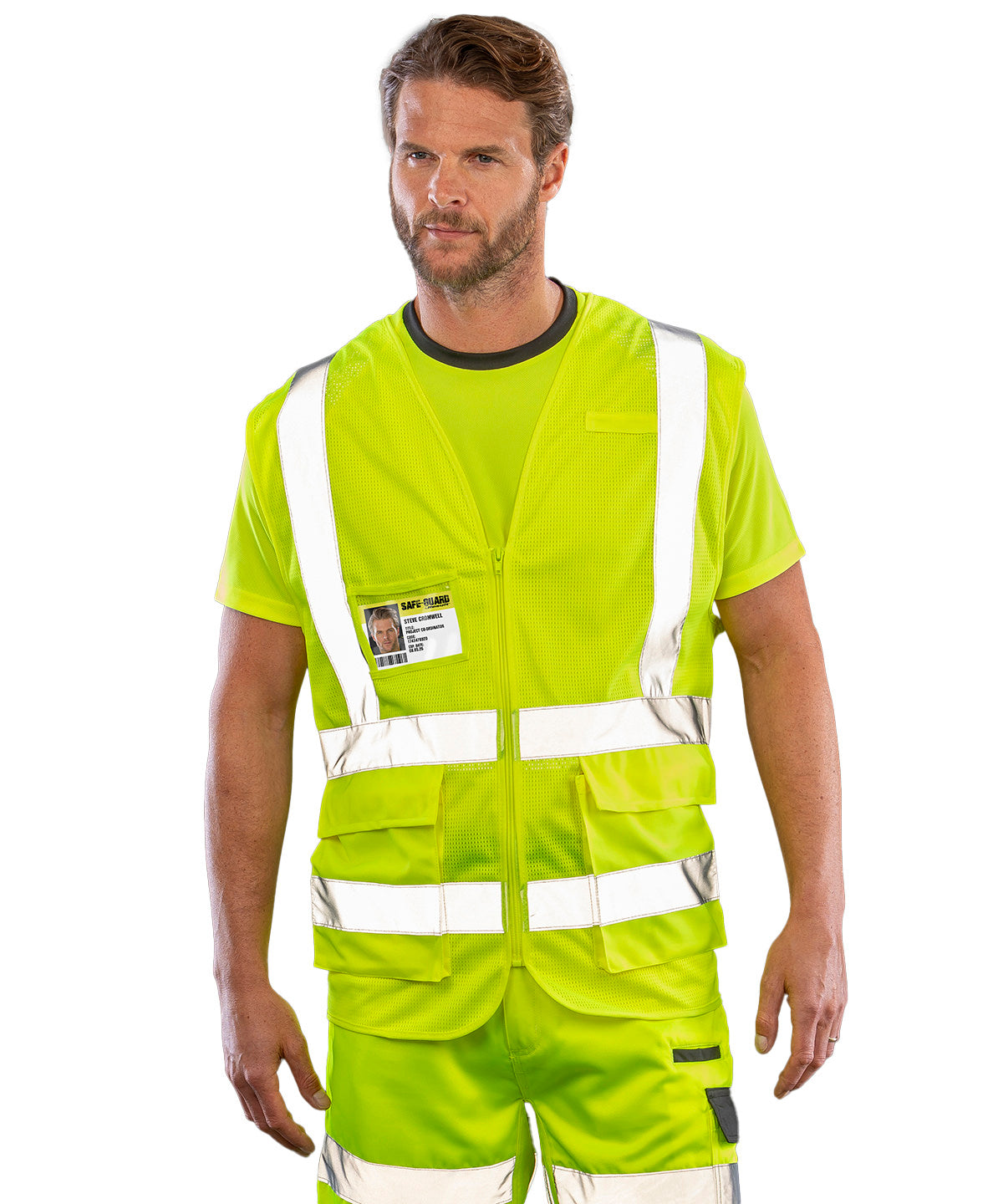 Executive cool mesh safety vest | fluorescent orange