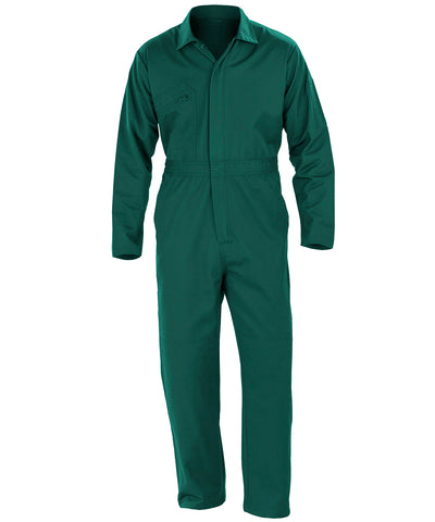 Recycled action overalls | bottle green