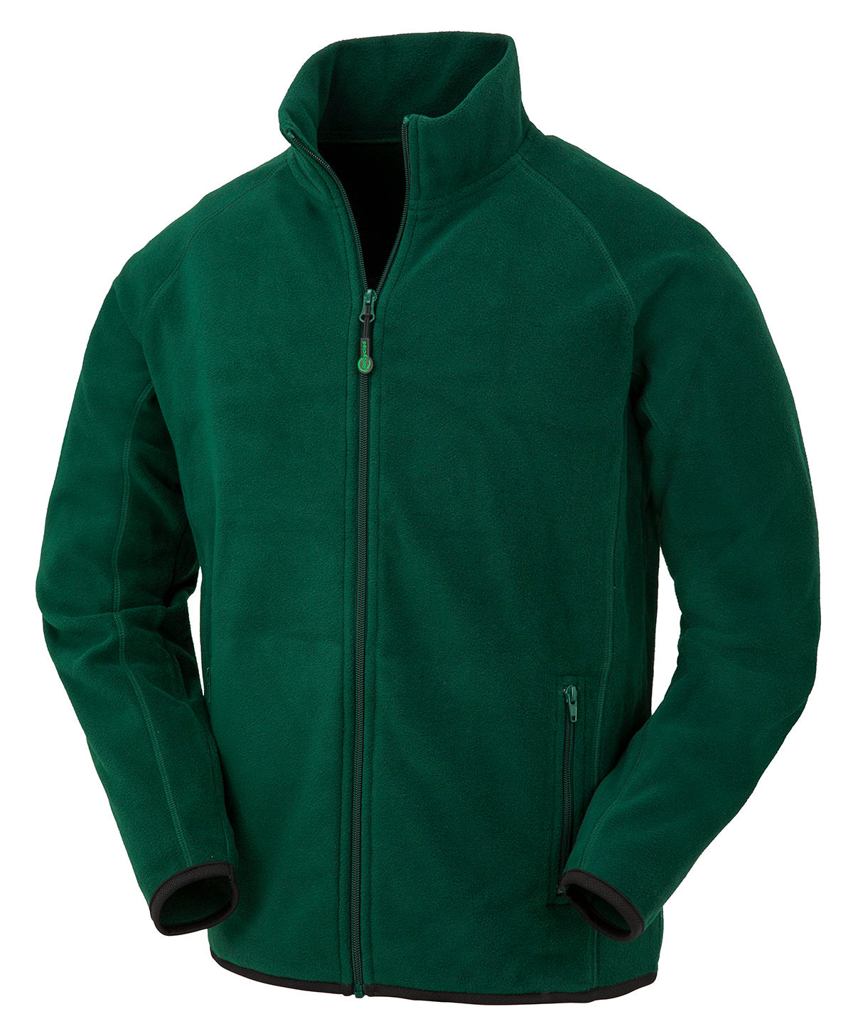 Recycled fleece polarthermic jacket | forest green