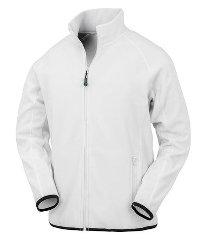Recycled fleece polarthermic jacket | white