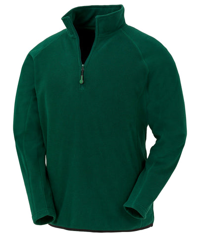 Recycled microfleece top | forest green