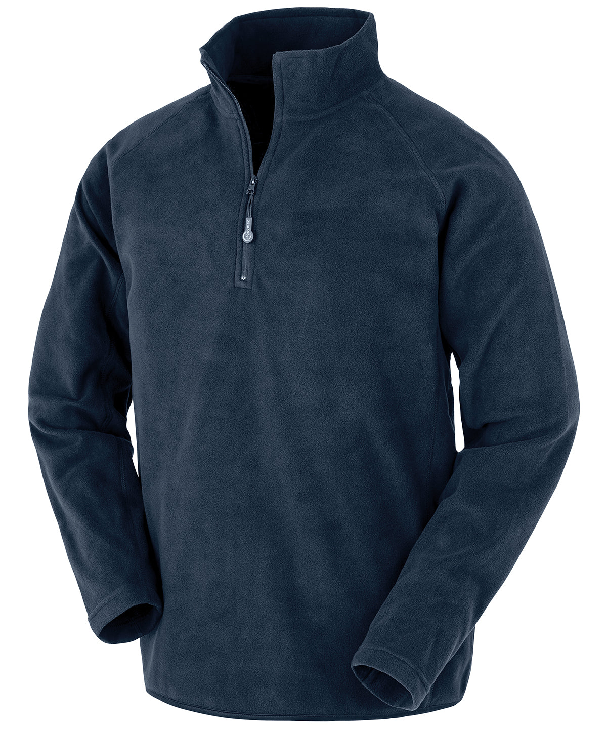Recycled microfleece top | navy