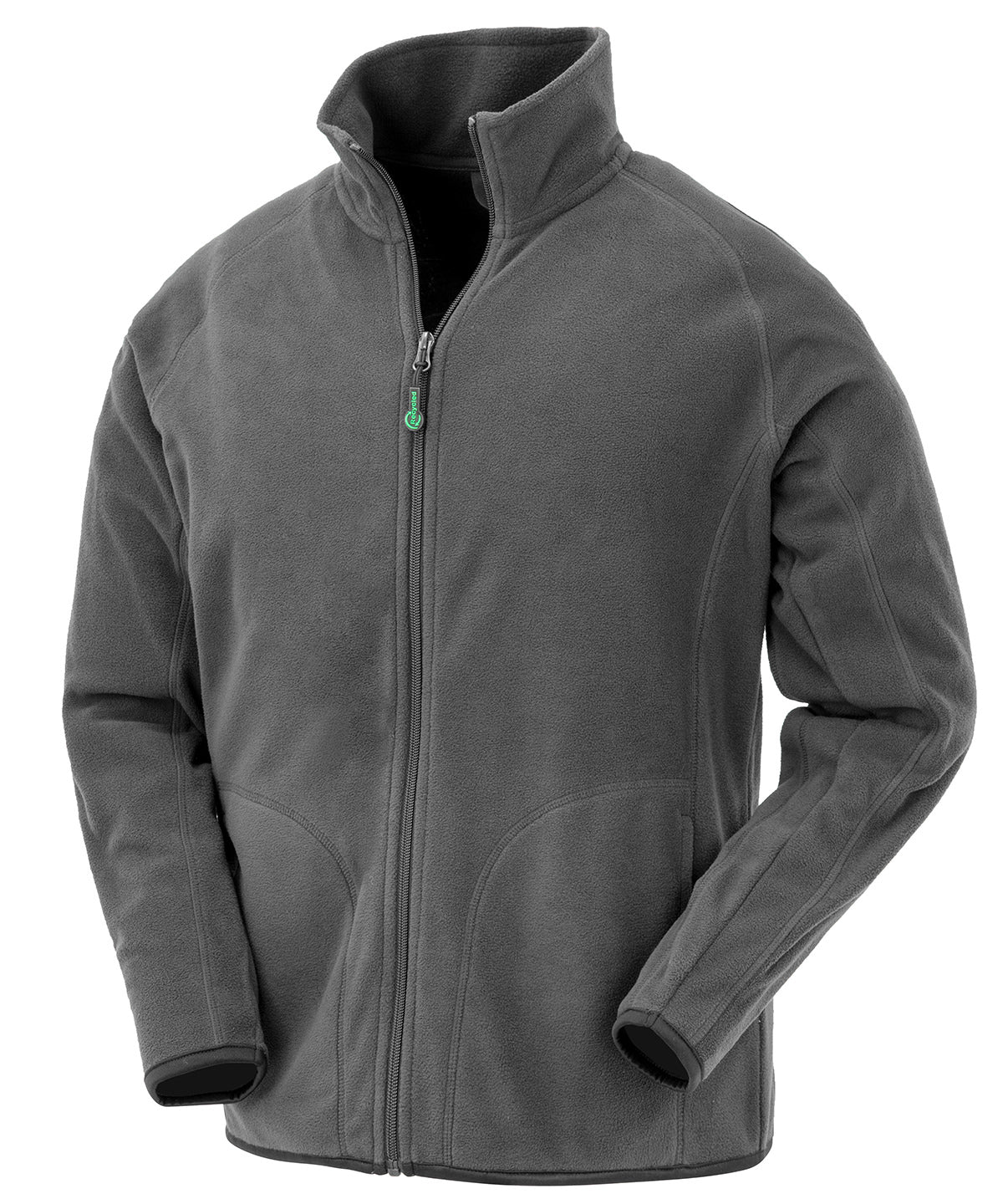 Recycled microfleece jacket | grey