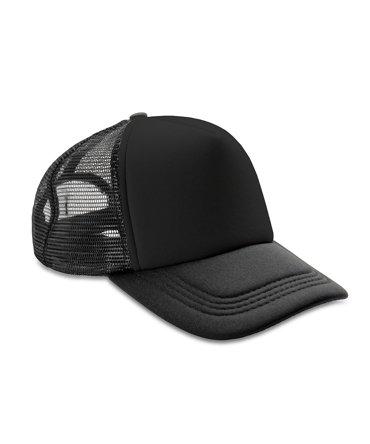 Core Detroit  mesh truckers cap | black/black
