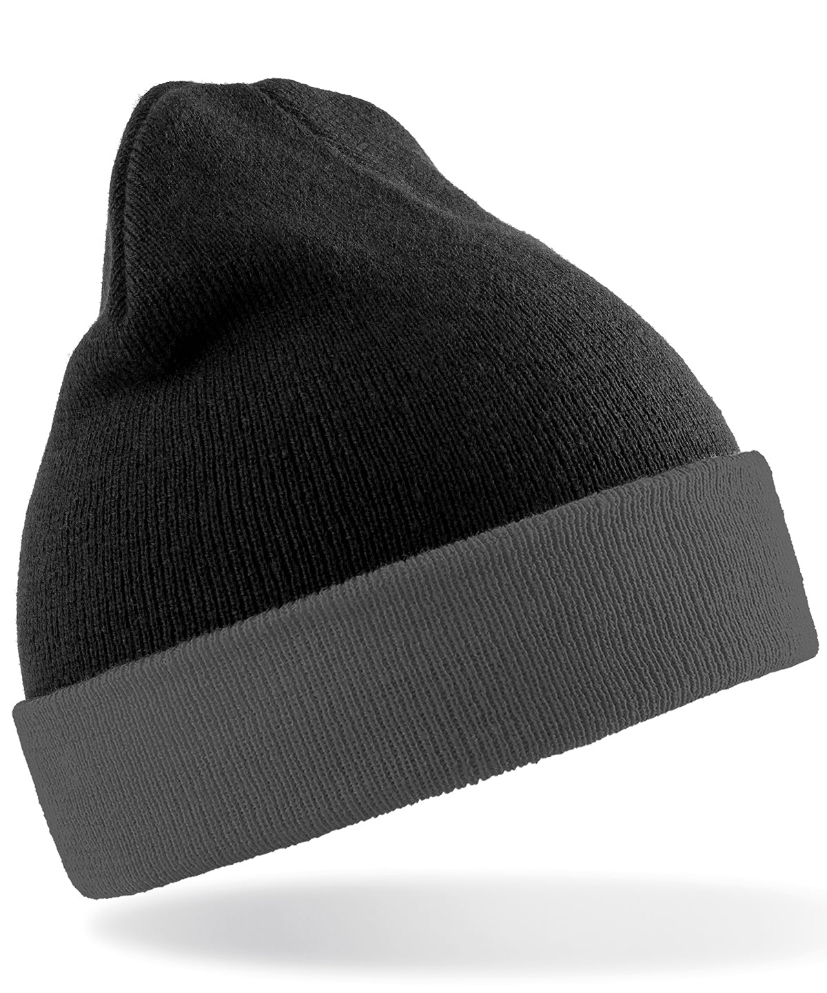 Recycled compass beanie | black/grey