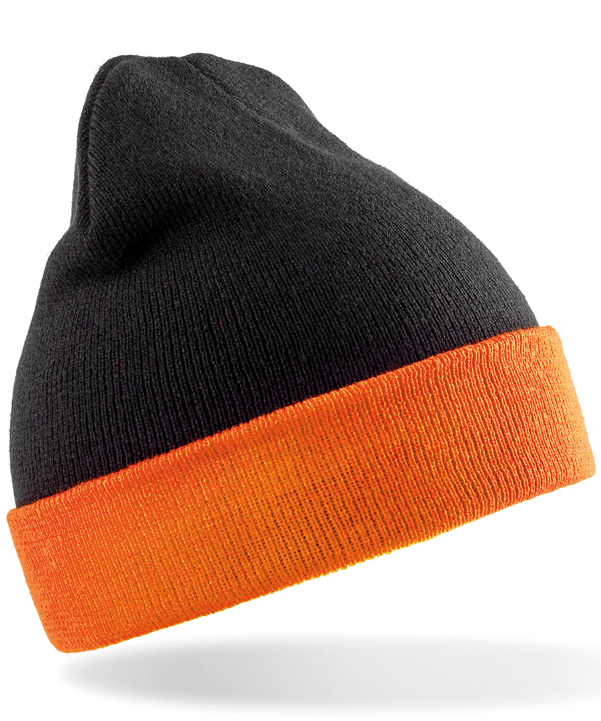 Recycled compass beanie | black/orange
