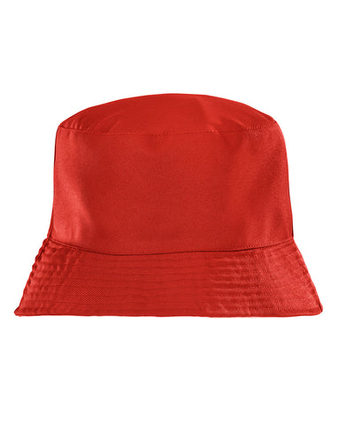 Core recycled reversible bucket hat | red