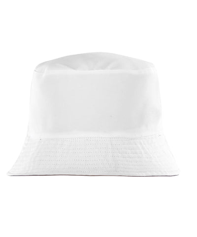Core recycled reversible bucket hat | white
