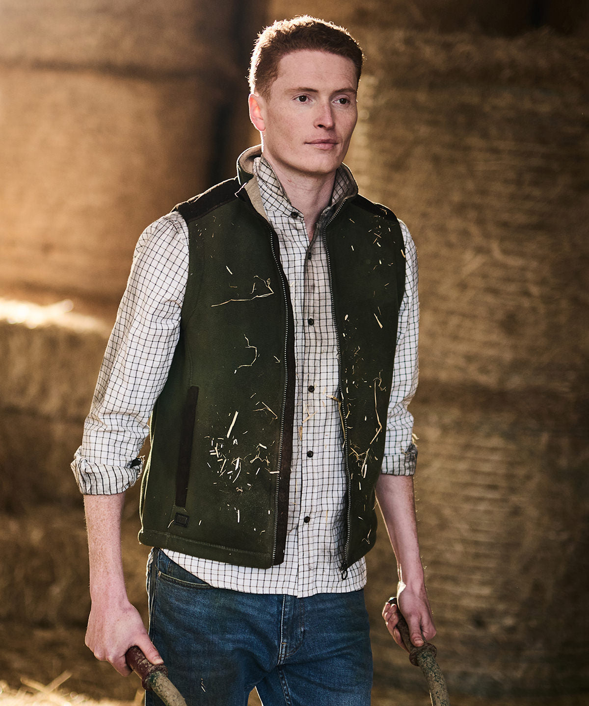 Faversham fleece bodywarmer | Black