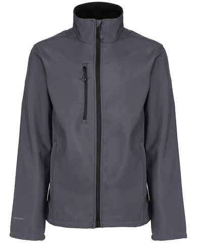 Honestly Made recycled softshell jacket | seal grey