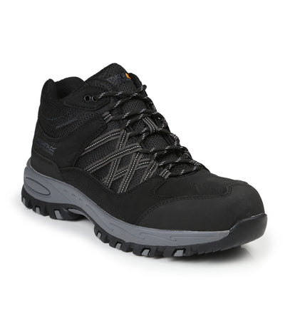 Sandstone SB safety hiker boot | Black/Granite