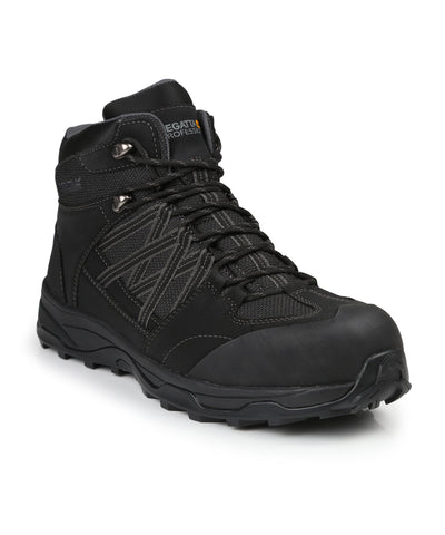 Claystone S3 safety hiker boot | Black/Granite