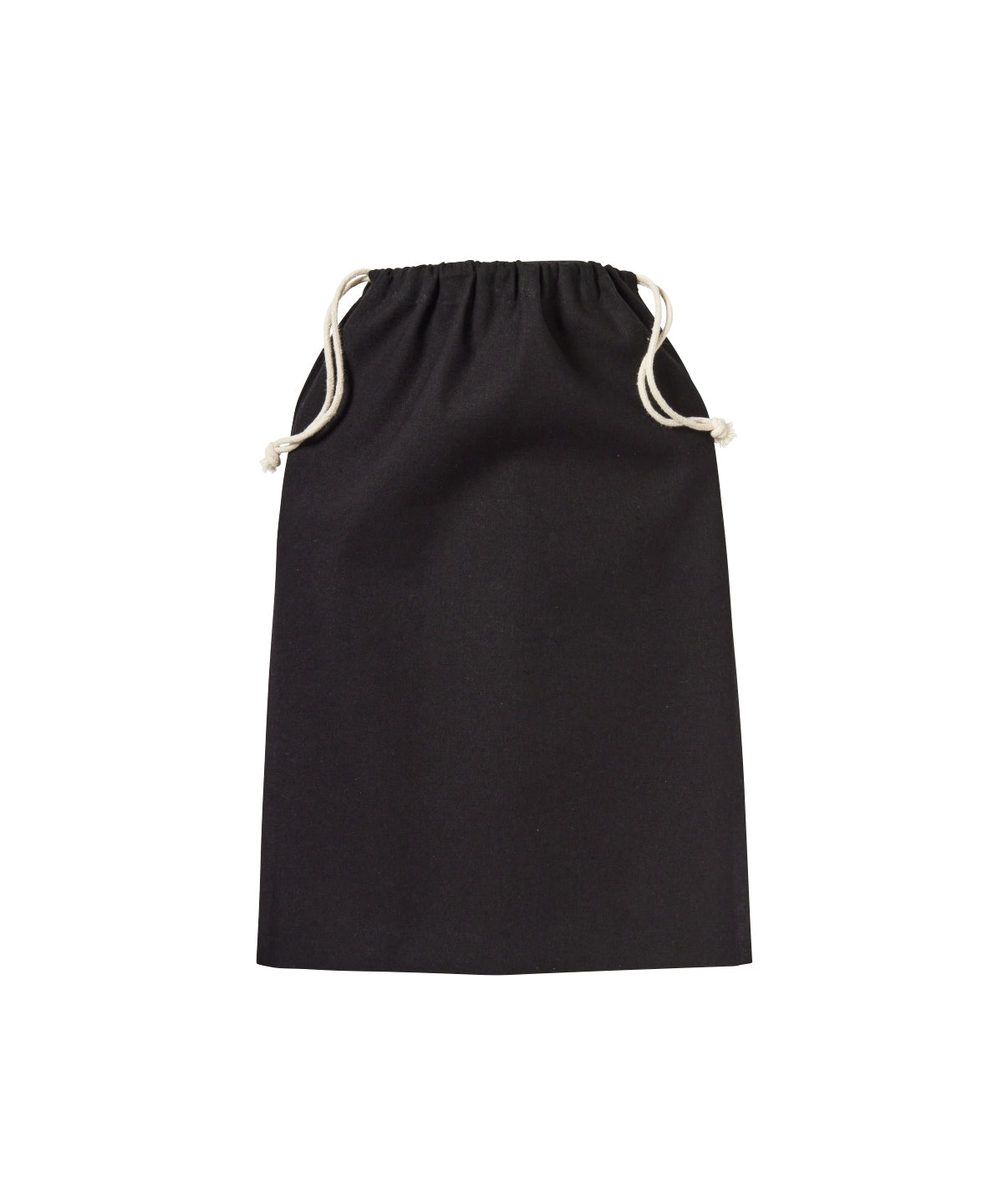 Recycled cotton stuff bag | black