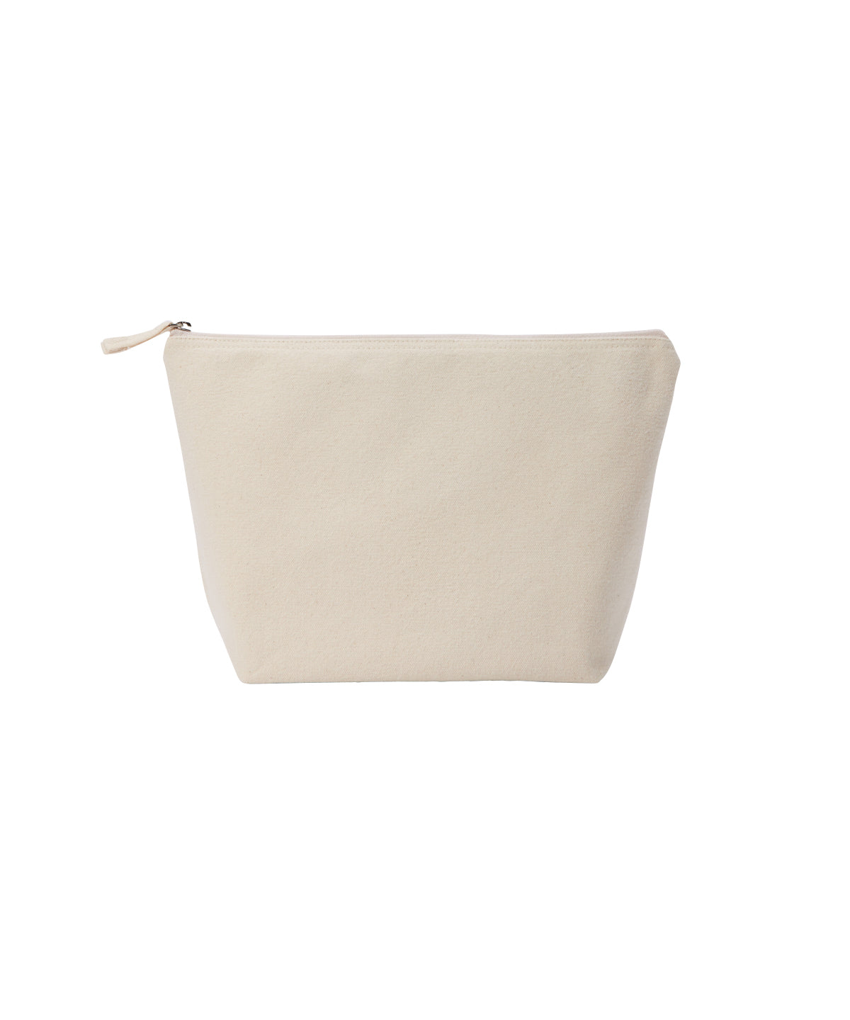 Recycled luxe canvas accessory bag | natural