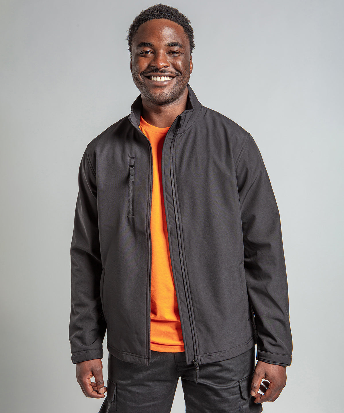 Pro three-layer softshell jacket | black