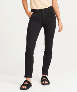 Womens Lily slim chinos | black