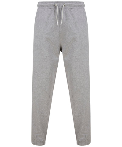 Unisex sustainable fashion cuffed joggers | heather grey