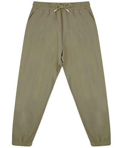 Unisex sustainable fashion cuffed joggers | khaki