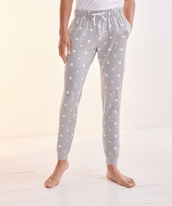 Lounge pants | heather grey/white stars