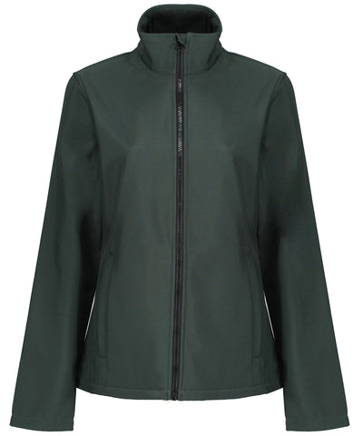 Womens Ablaze printable softshell | dark spruce