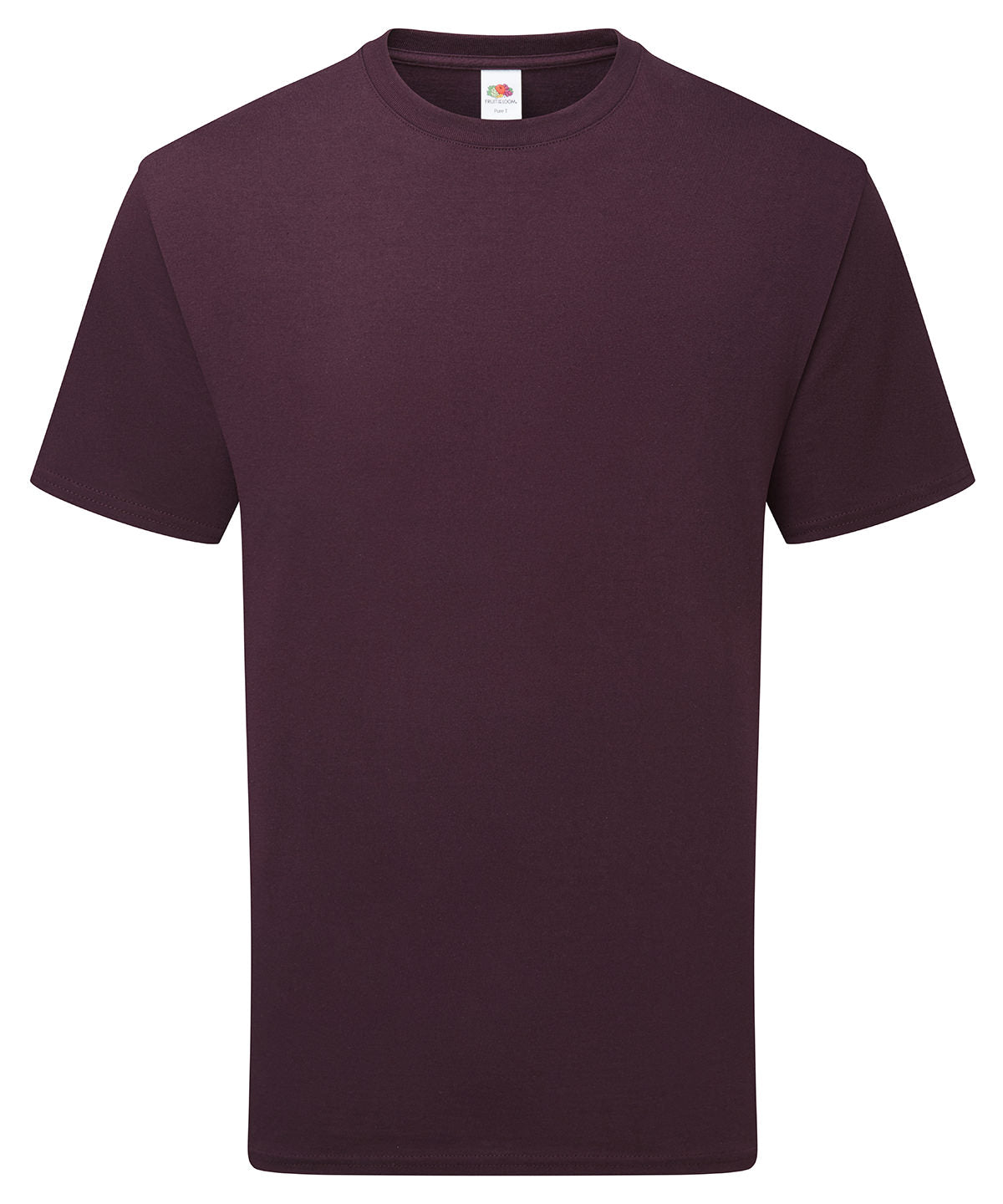 Pure cotton T | dark plum