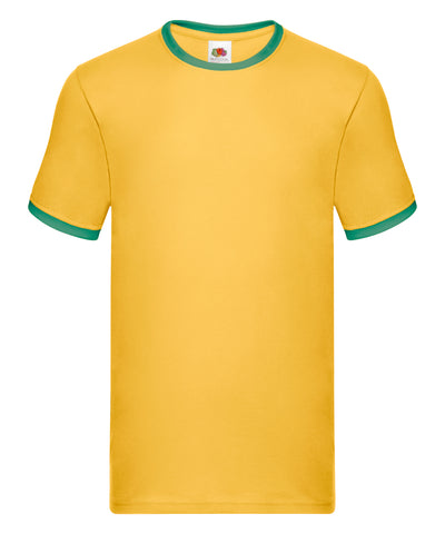 Ringer T | sunflower/kelly green