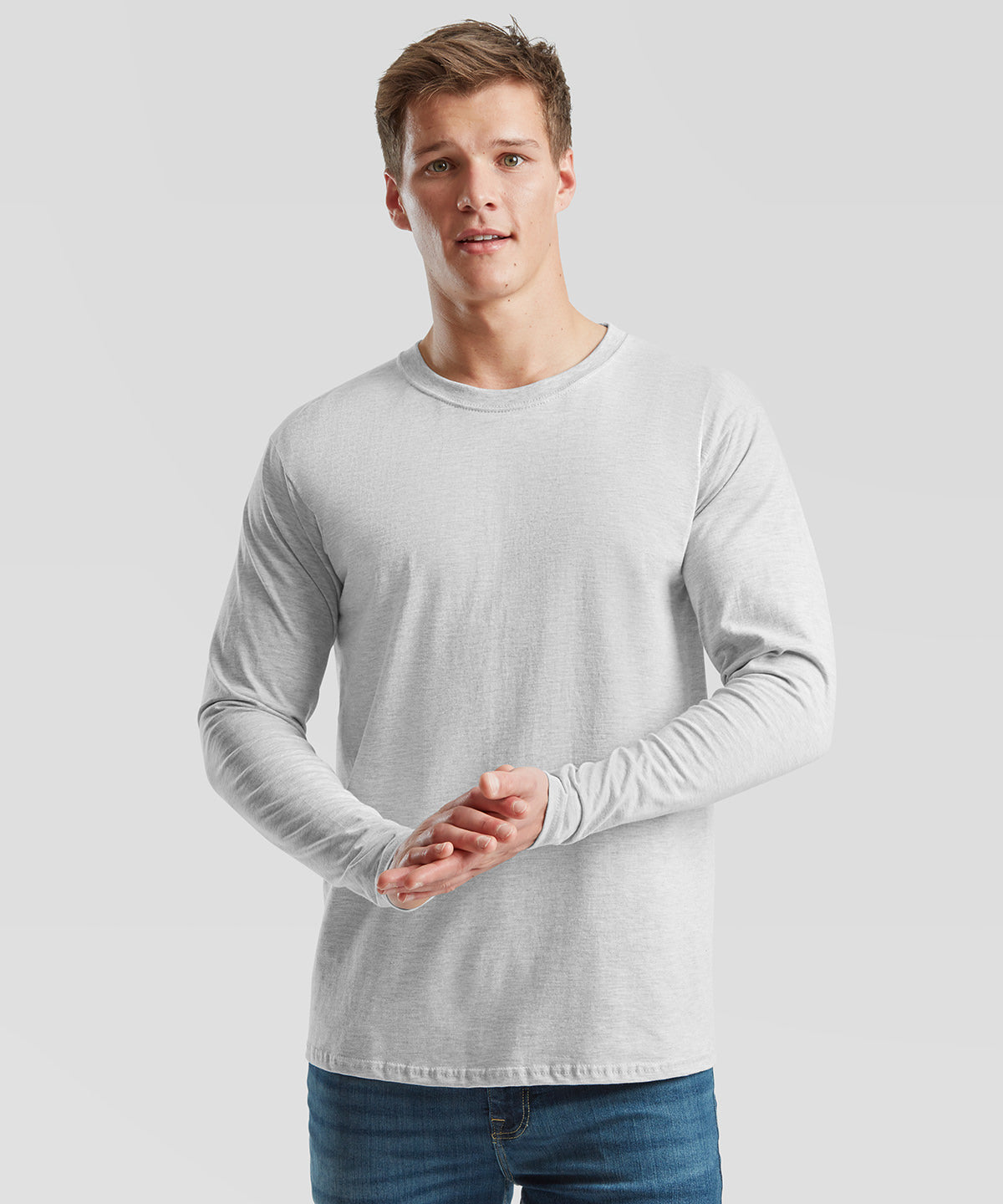 Iconic 195 ringspun premium long sleeve T | black