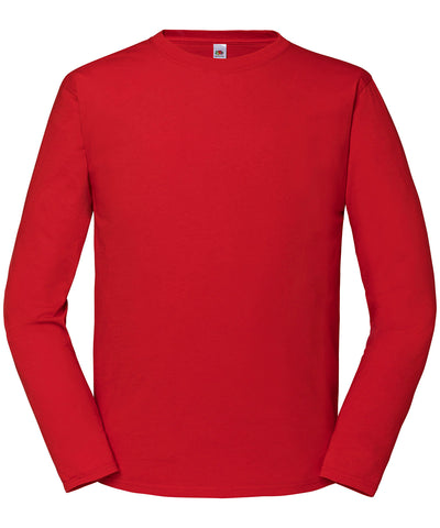 Iconic 195 ringspun premium long sleeve T | red