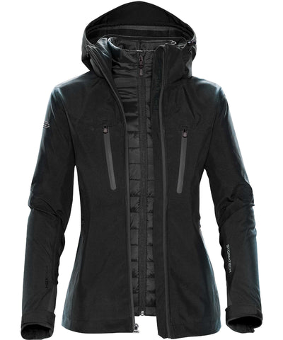 Womens Matrix system jacket | black/carbon