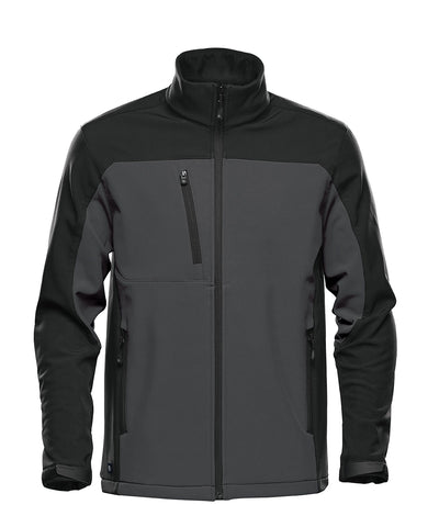 Cascades softshell | dolphin/black
