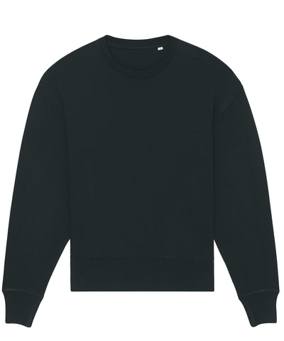 Radder oversized brushed crewneck (STSU857) | black