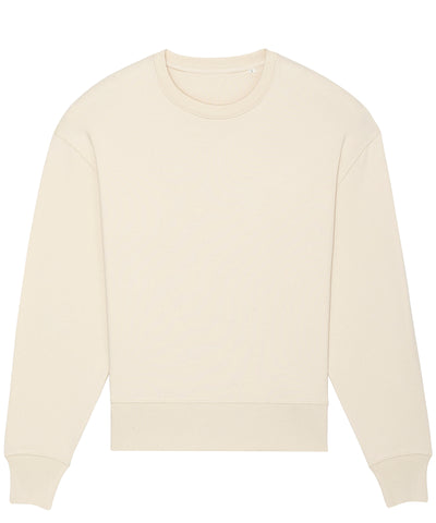 Radder oversized brushed crewneck (STSU857) | natural raw