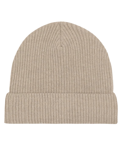 Fisherman beanie in unisex fit (STAU771) | heather sand