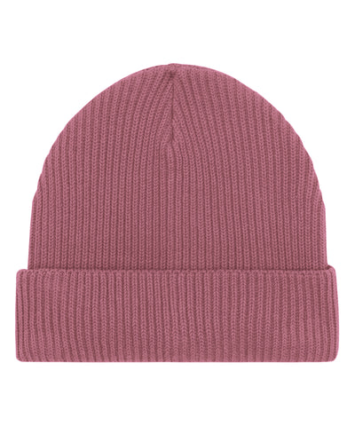 Fisherman beanie in unisex fit (STAU771) | hibiscus rose