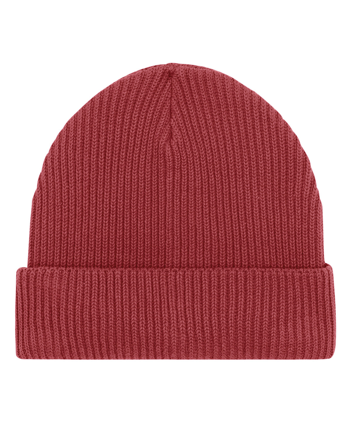 Fisherman beanie in unisex fit (STAU771) | red earth