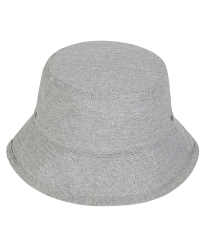 Bucket hat with metal eyelets (STAU893) | heather grey