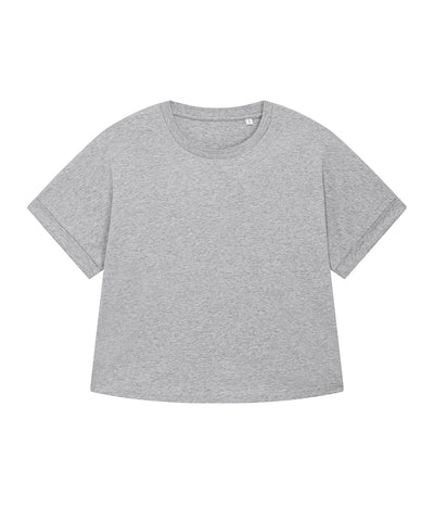 Stella Collider oversized womens t-shirt (STTW089) | heather grey