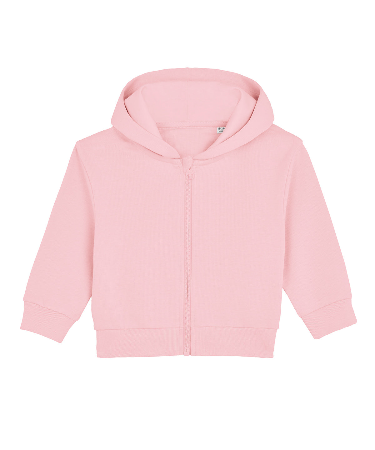 Baby Connector hoodie zip-through sweatshirt (STSB105) | cotton pink